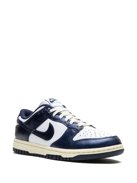 Nike Dunk Low Vintage Navy Sneakers Blue Farfetch