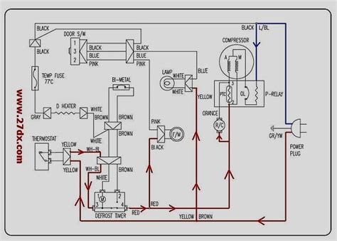 Diagrama El Ctrico De Un Refrigerador Diagrama Electrico De