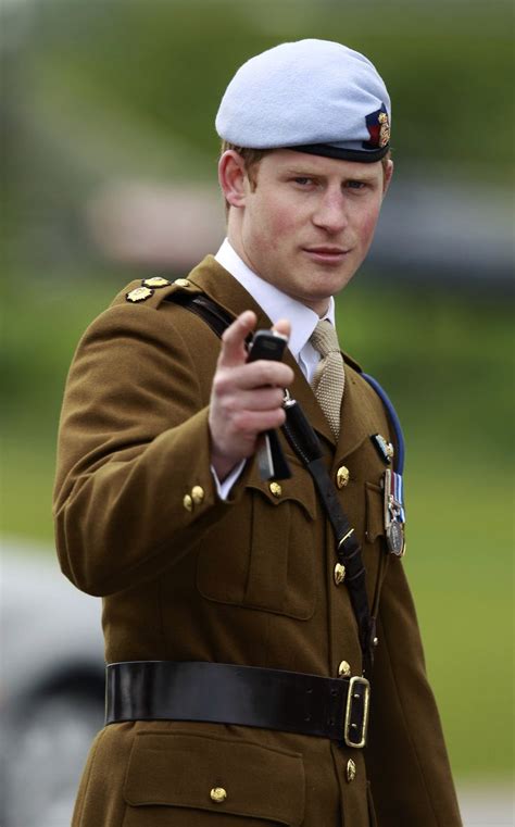 Prince Harry In Uniform Photo Taken On 2 August 2013 At Royal Marines