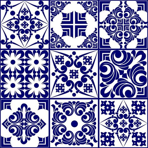 azulejo de mosaico sin costuras azulejo de cerámica de mayólica