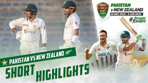 Short Highlights Pakistan Vs New Zealand St Test Day Pcb