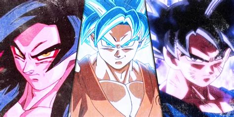 The Best Goku Forms In Dragon Ball Super And Dragon Ball Gt