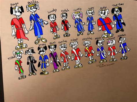 101 Dalmatian Gods Colored By Dialga2018 On Deviantart