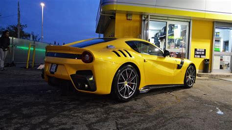 Stunning yellow Ferrari F12tdf photographed in the metal | Motor1.com ...