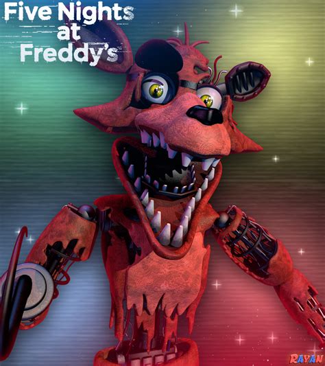 Withered Foxy Poster Fnaf C4d By Therayan2802 On Deviantart