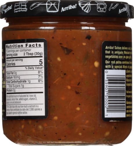 Arriba Mexican Hot Red Salsa 16 Oz Frys Food Stores