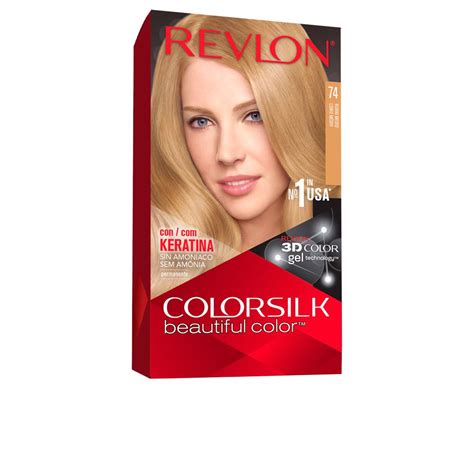 COLORSILK tinte 54 castaño claro dorado Revlon Dye Perfumes Club