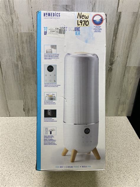 Homedics Total Comfort Deluxe Ultrasonic Humidifier White Uhe Cmtf