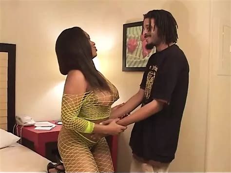 Sexy Big Ass Black Milf In Green Fishnet In Bed Sucks And Fucks Black Cock Xhamster