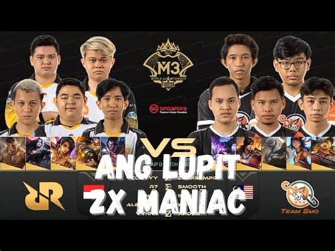 X Maniac Rrq Hoshi Vs Team Smg Day Group D M Mlbb World