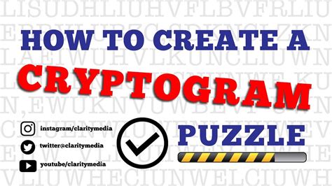How To Create A Cryptogram Puzzle Youtube