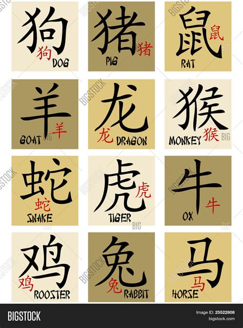 Chinese Zodiac Signs Image & Photo (Free Trial) | Bigstock