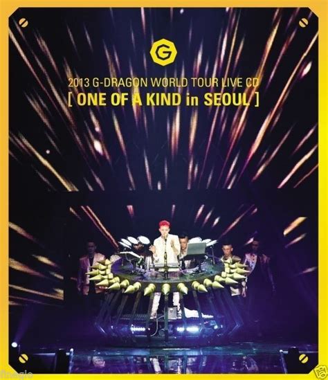 G Dragon World Tour Live Cd One Of A Kind In Seoul Sfd Cz