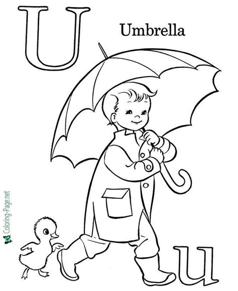 Alphabet Coloring Pages