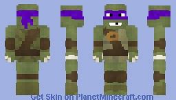 Donatello tmnt Minecraft Skin