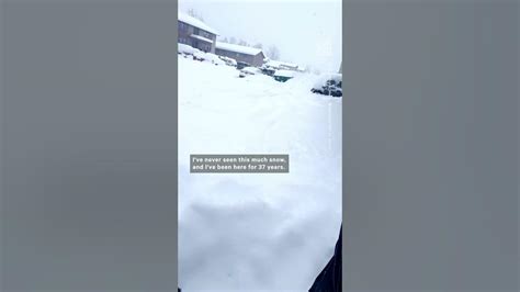 Record Snowfall Hits Anchorage Alaska Youtube