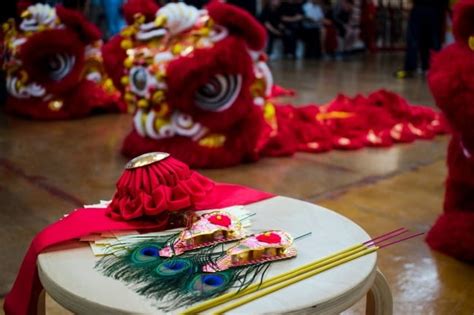 Lion Dance Routines Lion Dancing Show Elements