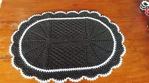 Tapete Oval Preto Branco Sucesso De Vendas O Mais Pedido Das