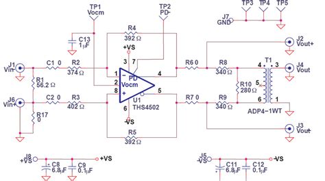 Ths4502 Evaluation Board Is Capable Of Evaluating Different Gain