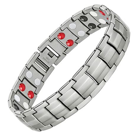 Feraco Sleek Magnetic Therapy Bracelet For Men Arthritis Relief Pain