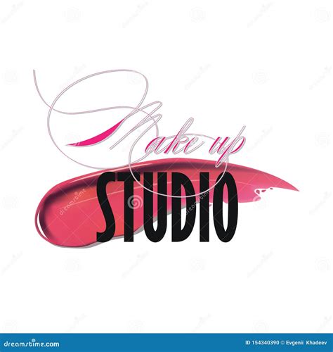 Calibre De Conception De Logo De Studio De Maquillage Disposition De