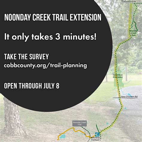 Noonday Creek Trail Extension Survey | Cobb County Georgia