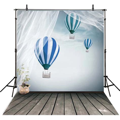 Hot Air Balloon Photography Backdrops Kids Vinyl Backdrop For ...