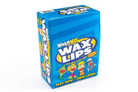 Wack-O-Wax Lips Cherry Chewy Candy Bulk Box (0.5 oz, 24 ct.) – Vintage ...