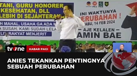 Anies Serukan Perubahan Saat Berkunjung Ke Serang Ganjar Bertemu