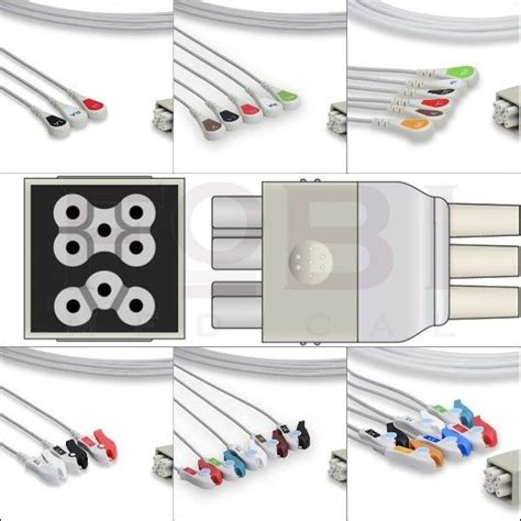 Ecg Ekg Multi Link Leadwire Set Lead Grabber Aha Vyaire