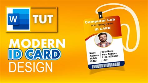 How To Design ID Card In MS Word Quick And Simple Tutorial Making ID