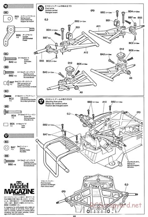 Tamiya CW 01 Chassis Cutdown Manual RCScrapyard Radio