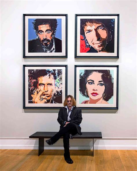 Johnny Depp Makes Over 36 Million From Debut Art Collection