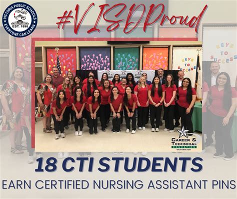 Certified Nursing Aide Students Participate In Pinning Ceremony