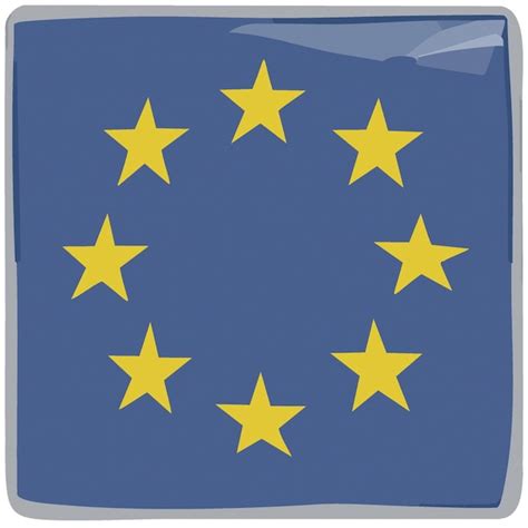 Dise O De Iconos De Las Uniones Europeas Ilustraci N Vectorial De La