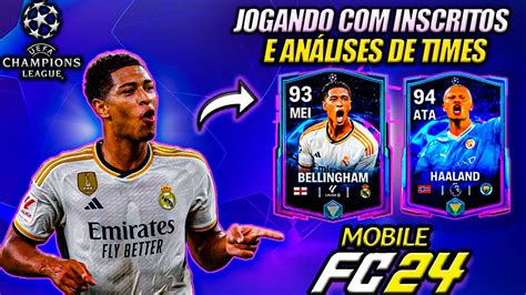 EAFC 24 MOBILE NOVO EVENTO AO VIVO JOGANDO E ANALISANDO INSCRITOS