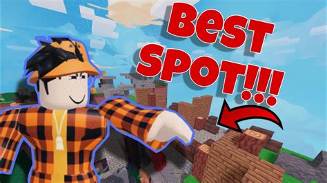 I Found The Best Spot In The New Gamemode Roblox Bedwars Youtube