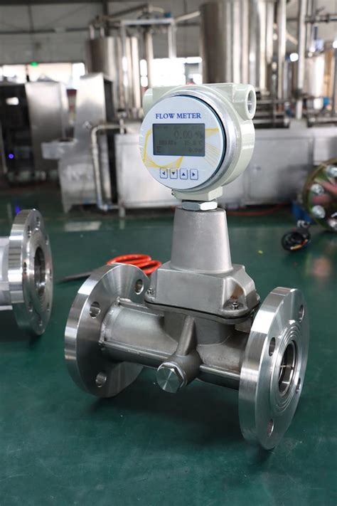 Flow Meter Procession Vortex Flowmeter Digital Lpg Gas Flow Meter Qandt