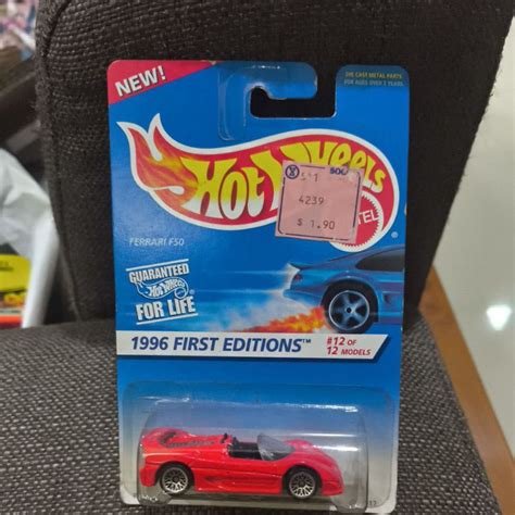 MERAH Hot Wheels Ferrari F First Edition Red Shopee Malaysia