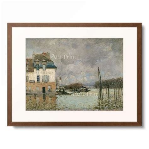 アルフレッドシスレー Alfred Sisley Flood of Port Marly ap 83411469 アフロプリント