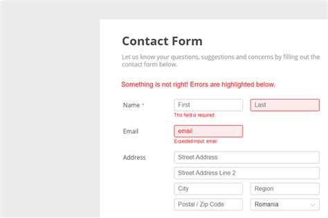 Web Form Validation Generator Free Formbuilder