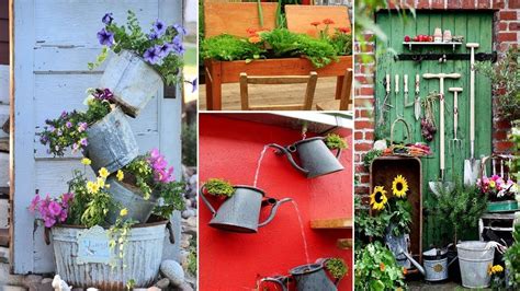 Cool Ideas For Gardening With Recycled Items Garden Design