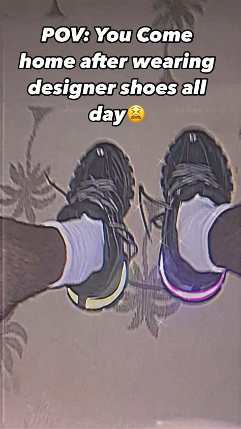 Pain Real🩸 You Come Home After Wearing Designer Shoes All Day 😫nba