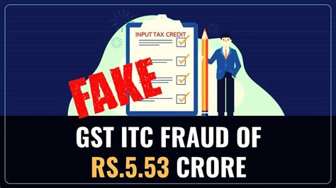 Gst Fake Invoice Businessman Arrested For Gst Fraud Of Rs 5 53 Crore