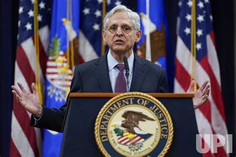 Photo Attorney General Merrick Garland Speaks At The Department Of