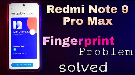 Redmi Note 9 Pro Max Fingerprint Problem Solved Redmi Note 9 Pro Max New Update Fingerprint