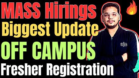 Direct Hirings OFF Campus Drive For 2024 2023 2022 2021 Batch