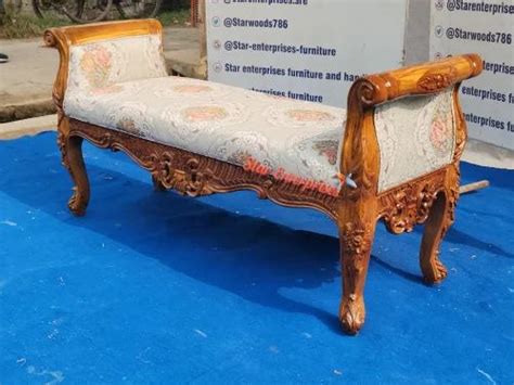 Teak Wood Wooden Bed Bench With Backrest At Best Price In Saharanpur