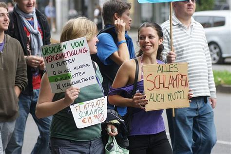 Münchner Slutwalk Demo Gegen Sexuelle Gewalt Abendzeitung München