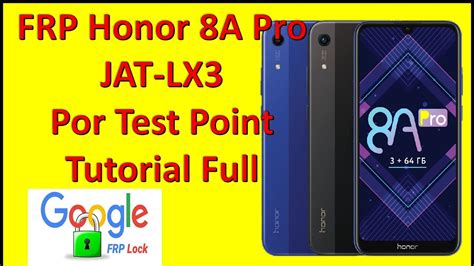 FRP Honor 8a Pro JAT LX3 Clase Mtk YouTube